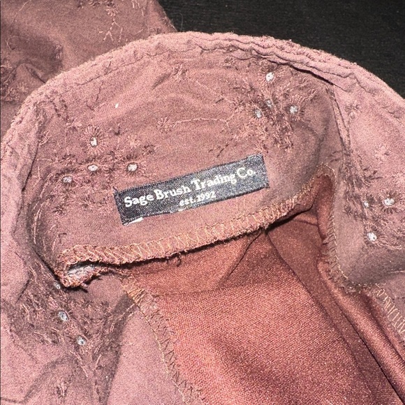 Sage brush trading Co. Elegant Brown Skirt - Picture 5 of 8